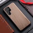 thumbnail image 1 of Bamboo Wood Pattern Leather Back Cover For Samsung Galaxy S21 S22 S20 Ultra Plus FE Phone Case, 1 of 5