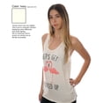 thumbnail image 4 of Shop Delfina Let's Get Flocked Up Funny Drink Sayings Graphic Print Tank Top M, 4 of 5