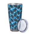 thumbnail image 2 of Cauagu Bohemian Sea Turtle Pattern 20oz Tumbler,Stainless Steel Vacuum Insulated Tumbler with Lid Insulated Coffee Mug Thermal Cup with Splash Proof Sliding Lid-Without Straw, 2 of 8