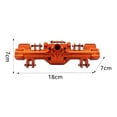 thumbnail image 4 of Carcasa  Aleación de Aluminio 1:8, Piezas de Repuesto para Hobby de Camión, Modelo de Oruga, Carcasa de Puente para LMT Mons naranja Yotijar  Carcasa del eje del coche RC, 4 of 6