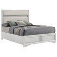 thumbnail image 3 of Miranda 54-inch Upholstered Queen Panel Bed White, 3 of 12
