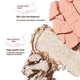 thumbnail image 4 of Novo 8-Color Multi-Purpose Eyeshadow Palette, Matte & Glitter Saturation Style, Long-Lasting High Pigmentation Eye Shadow Kit for Daily & Evening Looks, Blendable Formula, 4 of 8