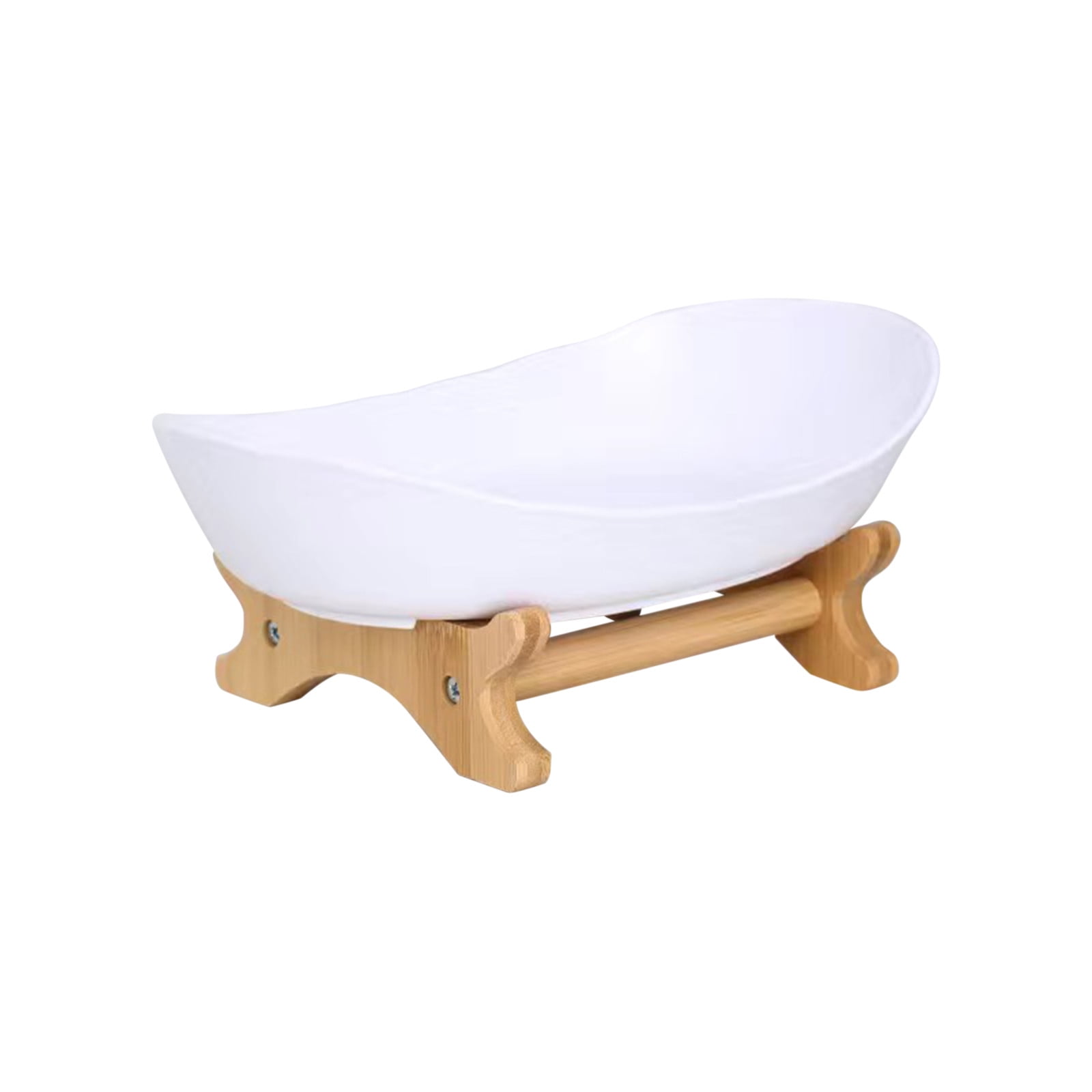 Tiitstoy Fruit Basket for Kitchen Counter, with Wood Holder, 3/2/1 Tiered Large Capacity Fruit Basket Oval Tiered Fruit Bowl Set for Kitchen Counter, Parties, Gatherings, Restaurant, Family Events
