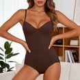 thumbnail image 4 of Sexy Underwire Push Up Cami Bodysuits for Womens Built in Bra Sleeveless Spaghetti Strap Going Out Tank Tops, 4 of 9