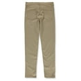 thumbnail image 2 of Galaxy Uniform Girls' Super Stretch Skinny Pants - khaki, junior 16, 2 of 2