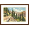thumbnail image 2 of Art.com Going-to-the-Sun Highway, Glacier Park, Montana Art Print, Brown Frame Wall Art, 23" x 17", 2 of 5