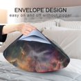 thumbnail image 4 of JSTEL Dog Nebula Satin Pillowcase Queen Size Pillow Cases Envelope Closure Bed Pillow Cover, 20 x 30 inch, 4 of 9