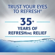 Refresh Optive Advanced PF Lubricant Eye Drops Preservative-Free Artificial Tears, 0.4 ml, 30 Count