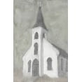 thumbnail image 2 of Kimberly, Allen 23x32 Gold Ornate Wood Framed with Double Matting Museum Art Print Titled - Steeple, 2 of 4