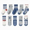 thumbnail image 4 of Non Slip Socks,Kids Crew Socks for Boys Girls Socks Cotton Socks Casual Wear Unisex Cute Socks 2T 3T 4T 5T 6T 7T 8T 9T 10T 11T 12T Kids,Multipack, 4 of 4