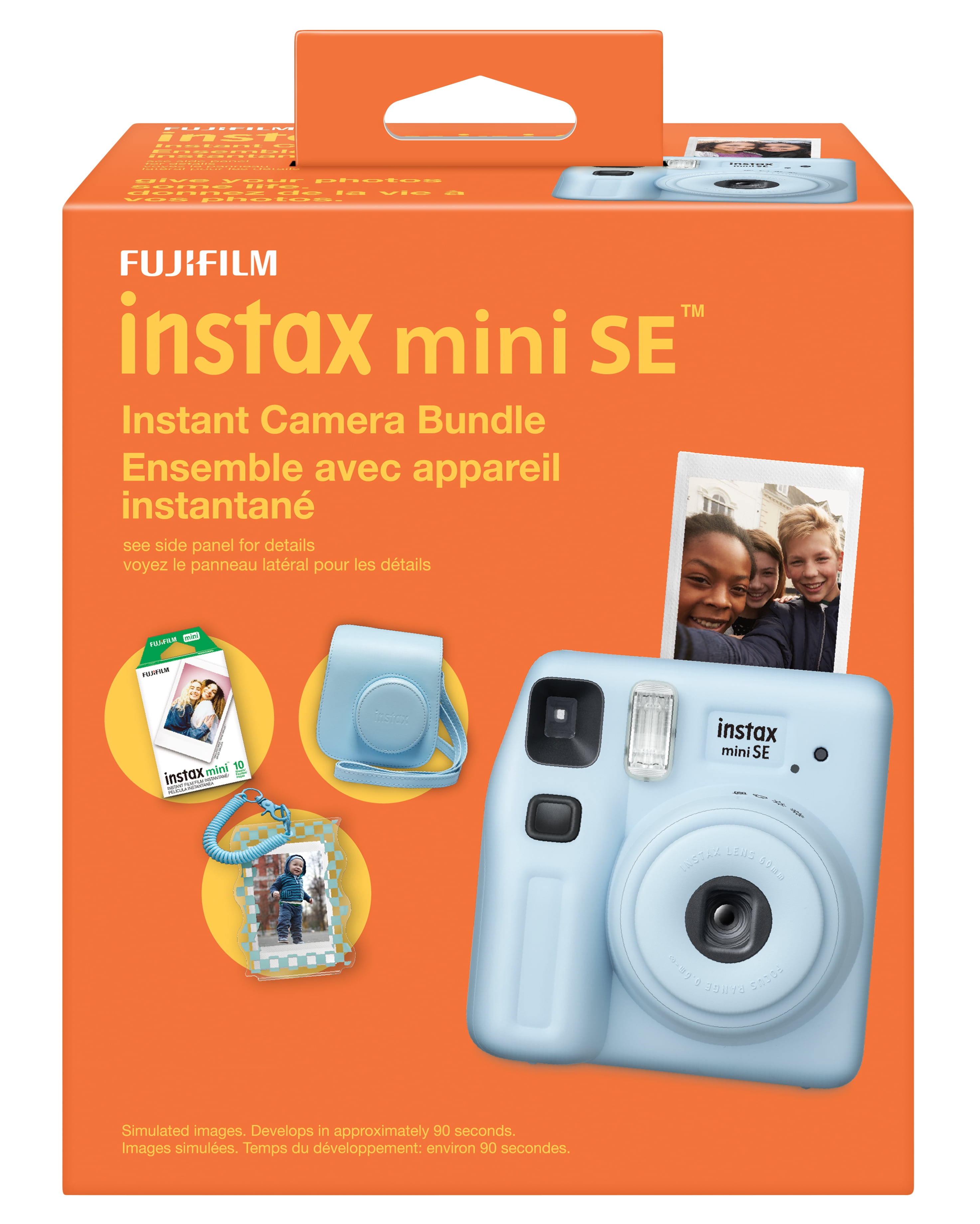 instax mini SE Instant Camera Bundle - Blue
