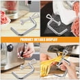 thumbnail image 3 of USHOBE Pasta Maker Tool Part 2Pcs Silver Adjustable Thickness Noodle Making Device Part, 3 of 7