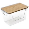thumbnail image 1 of Extra Large Trash Bag Holders with Bamboo Tops and Handles, 1 of 4