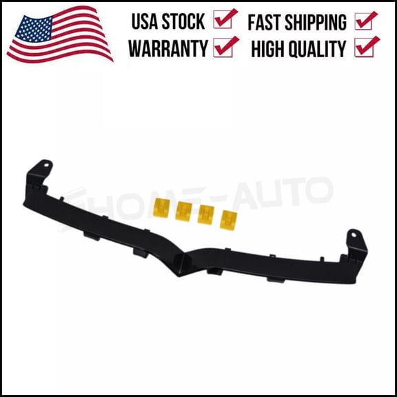 1x Front Upper Bumper Grill Trim Black For 2021-2024 Tesla Model S