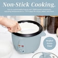thumbnail image 4 of COOK WITH COLOR Rice Cooker, 6-Cup with Tempered Glass Lid, Blue, 4 of 8