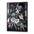 thumbnail image 3 of Designart 'Ancient Flowers I' Traditional Framed Canvas Wall Art Print, 3 of 5