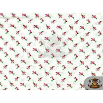 Cotton Flannel TULIP PINK Fabric / 45" Wide / Sold by the Yard