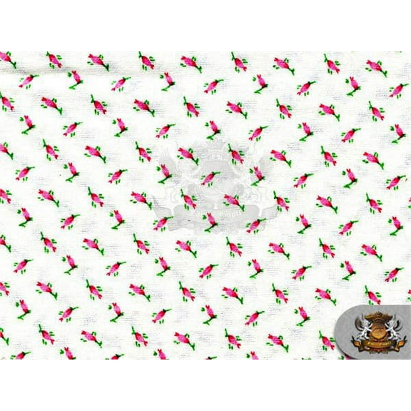 Cotton Flannel TULIP PINK Fabric / 45" Wide / Sold by the Yard