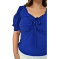 thumbnail image 4 of Blusa manga farol Roman Fashion, tallas extras 0908 (Azul Rey) azul 36 Roman Fashion Blusa extra 0908, 4 of 6