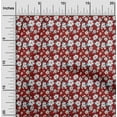thumbnail image 1 of oneOone Cotton Poplin Red Fabric Sunflower Floral Sewing Craft Projects Fabric Prints By Yard 56 Inch Wide, 1 of 1