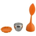thumbnail image 2 of Infuseur/diffuseur/filtre à Thé, en Forme de Thé, 100 % Silicone de Qualité Alimentaire et Infuseur en Acier Inoxydable de Haute Qualité, Ensemble de 2, 2 of 5