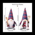 thumbnail image 4 of Adorno NavideñO Cuadro Rojo y Azul Pareja de Gnomos MuñEco Rudolph MuñEco Gnomo Sin Rostro Suministros de DecoracióN NavideñA A, 4 of 5