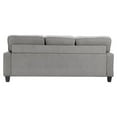 thumbnail image 6 of Serta Palisades 86 Reversible Small Space Sectional with Storage Soft Gray, 6 of 11