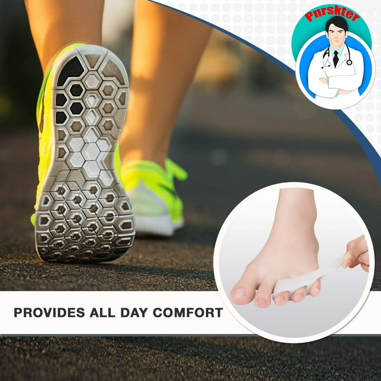 Pinky Toe Bunion Sleeves, Polyurethane Fiber Skin Friendly Comfortable  Standing Tailors Bunion Corrector Prevent Deviation For Daily Use S 35-39