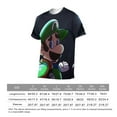 thumbnail image 6 of Adventure Luigi's Mansion Unisex Short-sleeve Shirt For Men Women Novelty 3D Print T-Shirt Soft Comfortable Tee Shirts, 6 of 7