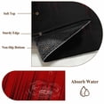 thumbnail image 6 of Rectangle Area Rugs 3 x 5 Ft, Dark Red Black Ombre Non-Slip Residential Carpet, Modern Abstract Art Striped Gradient Indoor Crawling Mats Runner Rugs for Living Room/Dining Room/Bedroom, 6 of 9