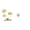 thumbnail image 1 of Figura decorativa de metal con flores y hojas, de latón, en miniatura, estilo chino. Adorno de hierro ideal para el hogar, la oficina, tiendas, cafete, 1 of 8