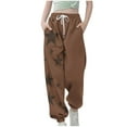 thumbnail image 6 of Children Kids Splicing Printed Pants Boys And Girls' Elastic Waist Pockets Sports Pants, 6 of 7