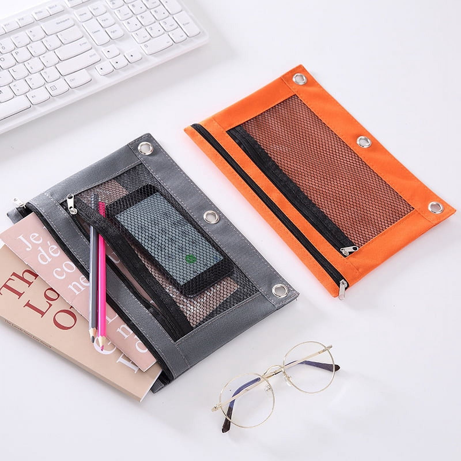 Pencil Pouches, 10 Pack Assorted Colors