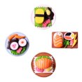 thumbnail image 4 of KAKOWELY 4Pcs Artificial Sushi Model Fake Food Realistic Japanese Food (Style Random),1.77X"X1.77"X0.79", 4 of 5