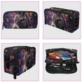 thumbnail image 3 of PhooArto Pencil Case, Donkey Butterfly Purple Galaxy Large Capacity Pencil Pouch Stationery Pen Bag, 3 of 7