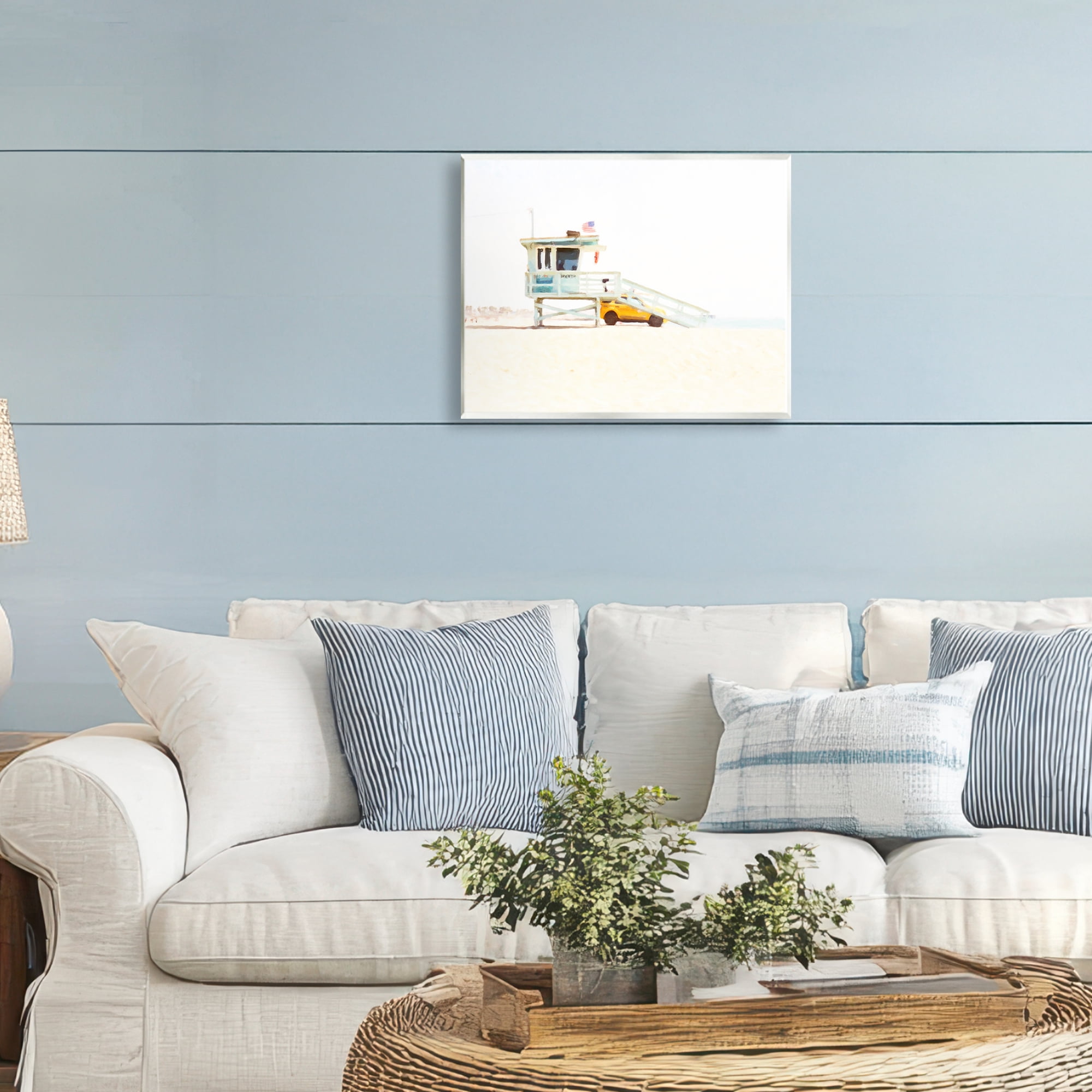 Stupell Industries Soft Light Lifeguard Station Wall Plaque Art, design by Kim Curinga