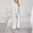 thumbnail image 3 of Sigee Travel Around The World Airplane for Women’s Pajama Sets Long-Sleeved Pjs Sets for Women 2 piece Sleepwear-X-Large, 3 of 7
