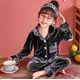 thumbnail image 2 of Conjunto de Pijamas de terciopelo Coral para niños y niñas, ropa de dormir cálida de franela de manga larga para el hogar, Navidad, Año Nuevo, Invierno, 2 of 2