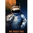 thumbnail image 2 of Gango Home Decor Vertical We Need You & Work the Night Shift by NASA (Printed on Paper); Two 16x24in Fine Art Paper Giclee Prints, 2 of 5