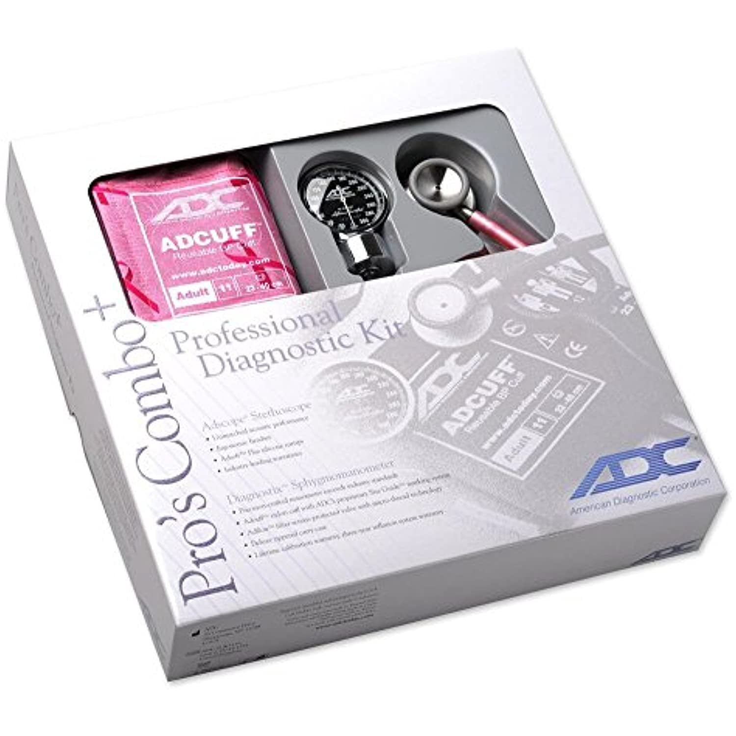 American Diagnostic Corporation Pro's Combo III™ Pocket Aneroid Clinician Stethoscope Kit