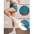 thumbnail image 5 of Pinspark Womens Workouts Shorts with MSH Lining Outdoor Breathable Athletic Shorts with Pockets Summer Quick Dry Active Shorts, 5 of 6