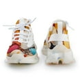 thumbnail image 4 of 2024 Seashell On The Beach Women Or Men Lace Up Flat Sneakers Female Mesh Walking Footwear, 4 of 8
