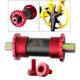 thumbnail image 1 of Soporte inferior cuadrado Soporte inferior  cuadrado para bicicleta de montaña Road Bike (68MM) 113 mm rojo Cola Soporte inferior de bicicleta, 1 of 8