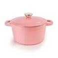 thumbnail image 3 of BergHOFF Neo 4pc Cast Iron Cookware Set, 3qt. & 7qt., Pink, 3 of 7