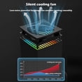 thumbnail image 3 of AARONMEI Base de Refroidissement Console Xbox Series X Réglable Ventilateur RGB Contrôleur Chargement, 3 of 12