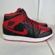 thumbnail image 4 of Ni-k-e Air Jordan 1 Mid Shoes Black Fire Red White DQ8426-060 Men's Size 9 New w/box, 4 of 6