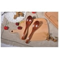 thumbnail image 3 of TIELUTT Wooden Spoon Fork Bamboo Kitchen Cooking Utensil Tools Soup-Teaspoon Tableware round Table Mats Lace outside Dinner Table Set Place Mates Plate Mats Clear Modern Kitchen Table Set for 4, 3 of 8