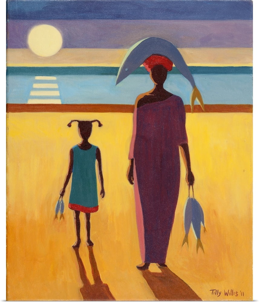 Картина женщина с усами