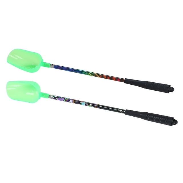 Fishing Lure Scoop, Easy To 3 Sections Fishing Bait Throwing Spoons 2Pcs For Fishing Enthusiasts