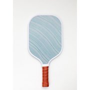 LAGUNA ADULT PICKLEBALL PADDLE Blue, Green Waves, Surf, Abstract Fashion Stylish Modern Pickleball Paddle